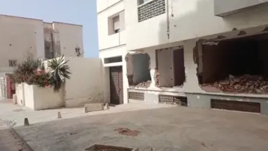 وهو عبارة عن مبنى مكون من طابقين، ويبدو أن الطابق الأول قد تم هدمه بالكامل.