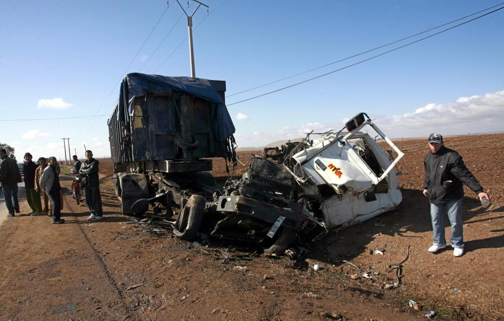 "نزيف ونزيف الجيوب الأنفية" بعد حادث سير بالمغرب