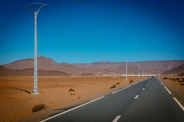 نظرة عامة على أجزاء من منطقة الصحراء الغربية في مارس 2024