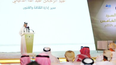 عبدالرحمن الدليمي يلقي كلمة